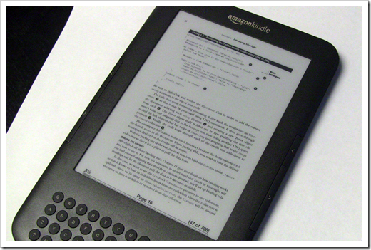 reading my book in PDF form in Kindle blows.