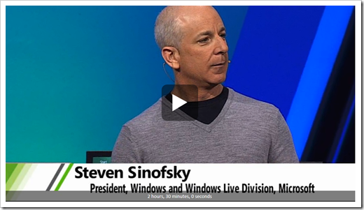 Day 1 Keynote with Steven Sinofsky