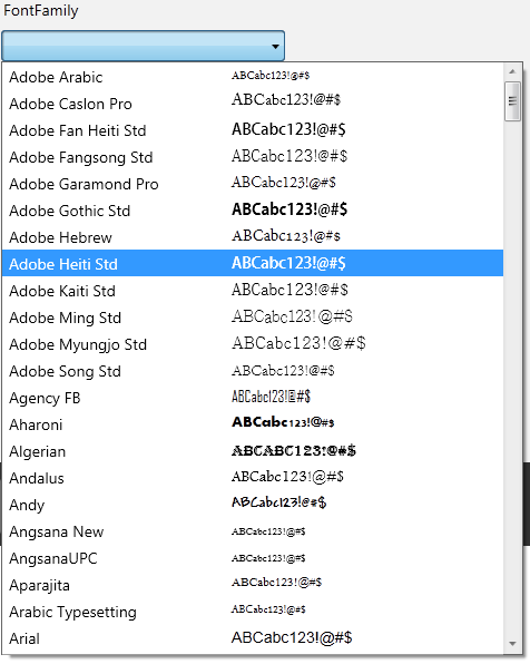 Adobe kaiti font