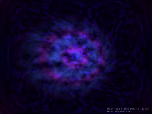Abstract Dark Blue Vortex Nebula (Preview)
