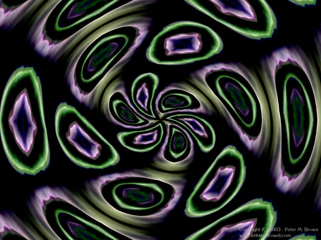 Abstract Green Purple Spots (Preview)