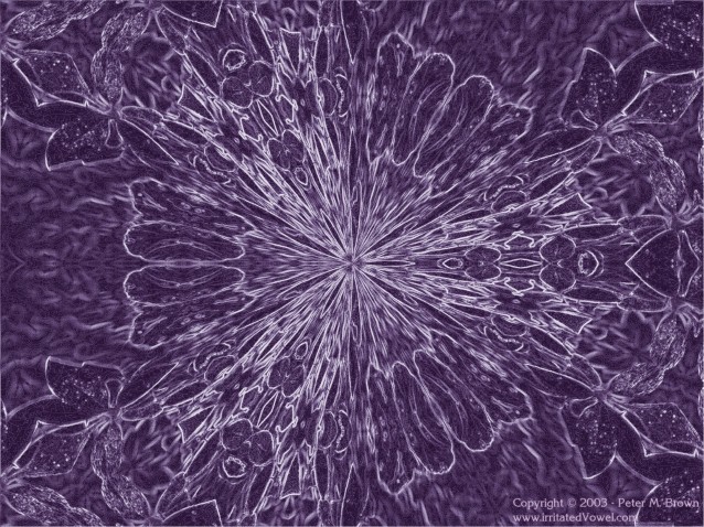 Abstract Cellular Structure: Purple (Preview)