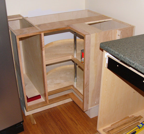 Corner Lazy Susan Cabinet Installed Pete Brown S 10rem Net